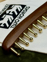 Load image into Gallery viewer, Copper &amp; Sandalwood Acupressure Comb
